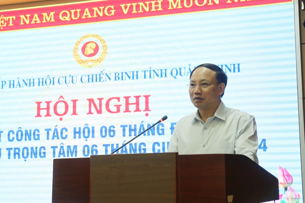 Đồng chí Nguyễn Xuân Ký, Ủy viên Trung ương Đảng, Bí thư Tỉnh ủy, Chủ tịch HĐND tỉnh, phát biểu chỉ đạo tại hội nghị.