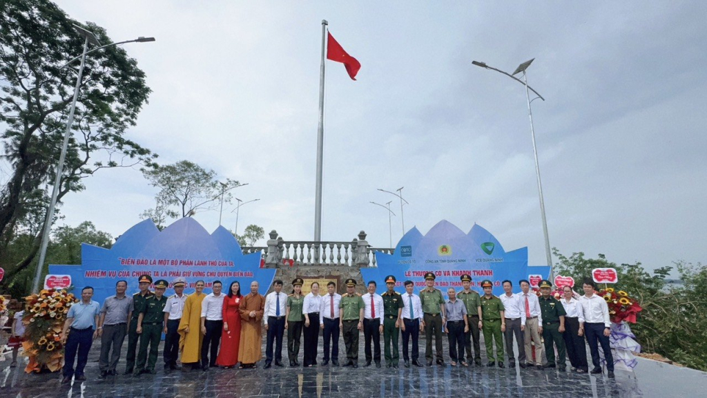 Cột cờ Tổ quốc sẽ là nơi tổ chức các sự kiện có ý nghĩa quan trọng của xã đảo Thanh Lân.