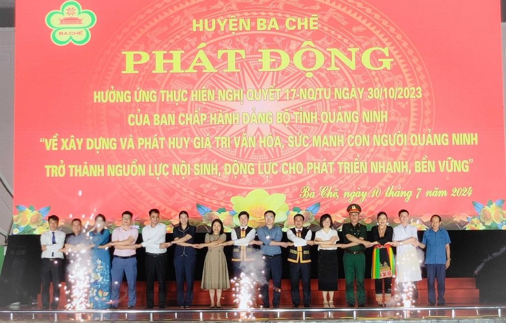 Huyện Ba Chẽ quyết tâm thi đua thực hiện tốt các nội dung theo tinh thần Nghị quyết số 17-NQ/TU của tỉnh.