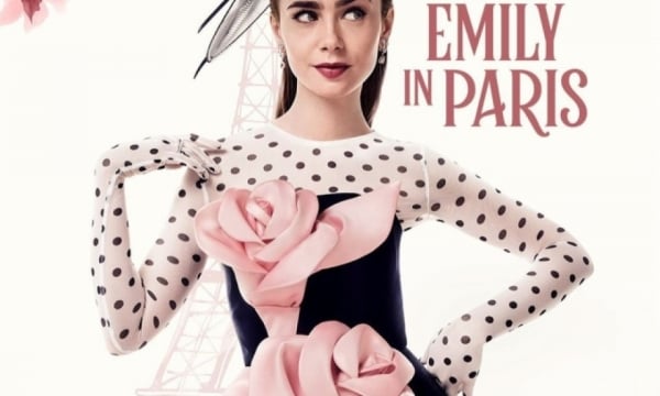 Thiết kế của Đỗ Mạnh Cường trên poster 'Emily in Paris'