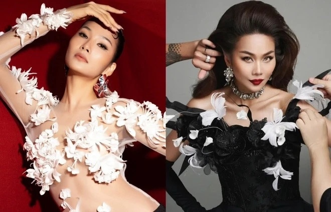 Thanh Hằng và Hoàng Thùy vướng ồn ào liên quan đến ghế giám khảo Miss Universe Vietnam. Ảnh: Facebook nhân vật