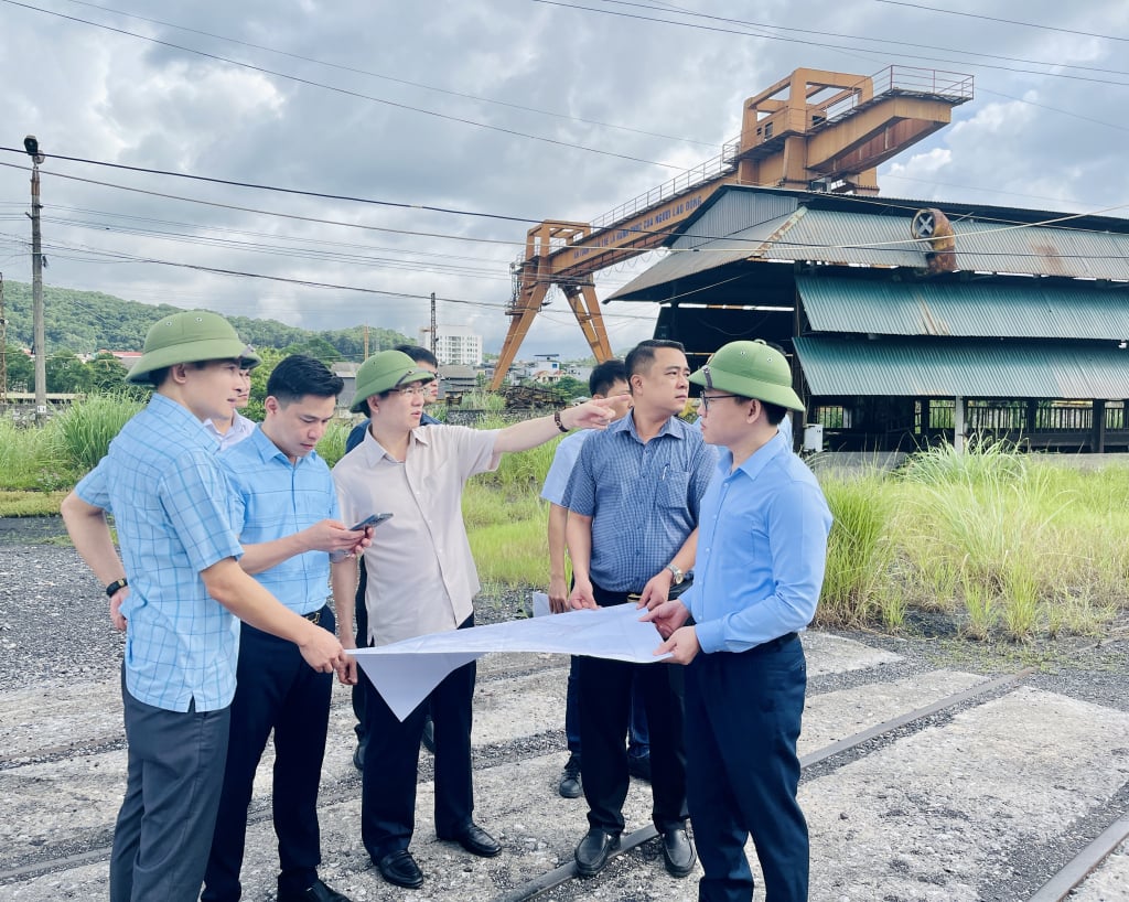 Lãnh đạo TP Hạ Long kiểm tra công tác chuẩn bị khởi công dự án trên địa bàn.