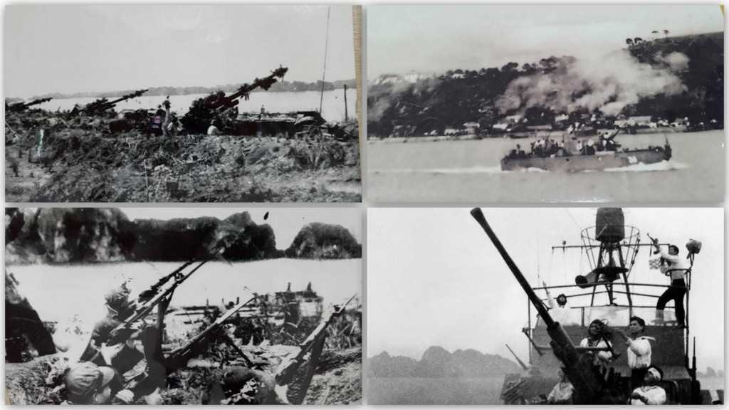 The combined forces included the navy, anti-aircraft artillery, militia, self-defense forces of Hon Gai Port, and armed police of Quang Ninh... in the heroic battle on August 5, 1964 on the Cua Luc River. (Photo courtesy)