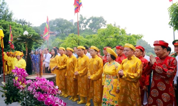 ការបើកពិធីបុណ្យប្រាសាទ Cua Ong នៅរដូវស្លឹកឈើជ្រុះឆ្នាំ 2024