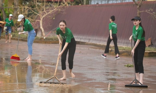 Wahl zur Miss Tourism Vietnam Global verschoben, 40 Teilnehmerinnen unterstützen Wiederaufbau nach Sturm Nr. 3