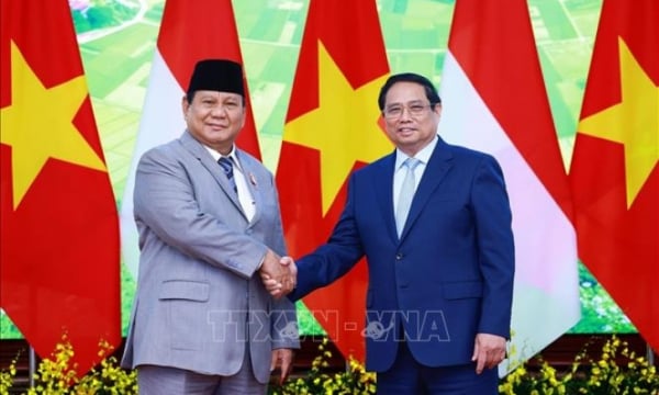 Prime Minister receives Indonesian President-elect Prabowo Subianto