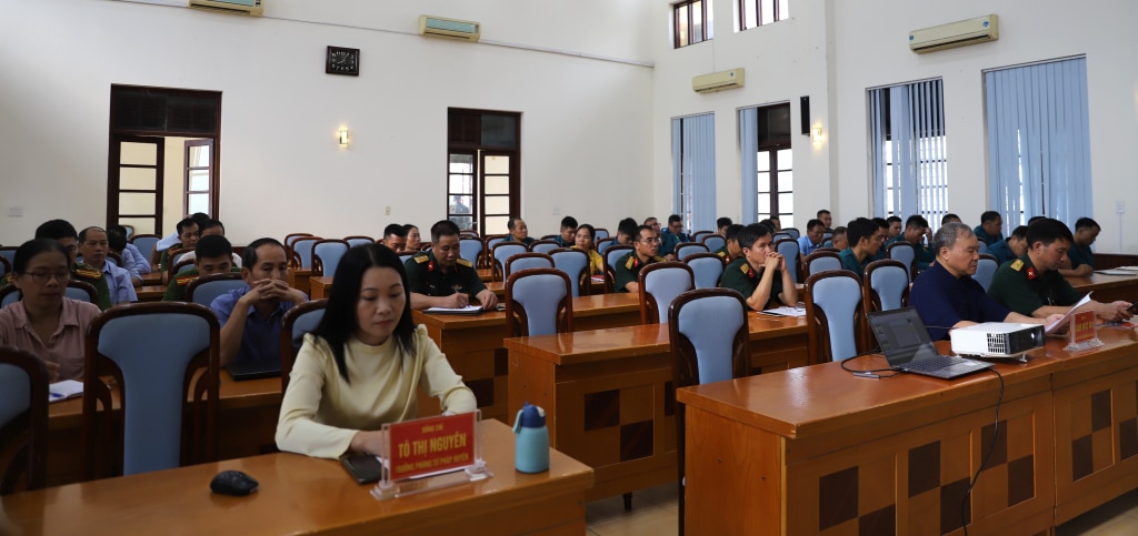 Delegates attending the opening ceremony of the training.