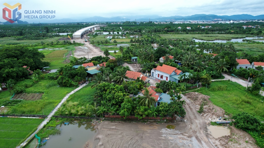 Nút thắt về công tác mặt bằng dự án đường nối nút giao Đầm Nhà Mạc với đường tỉnh 338 giai đoạn I đã cơ bản được giải quyết