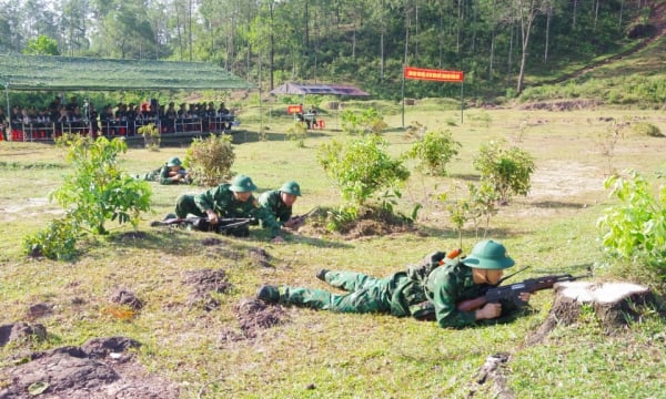 La Guardia Fronteriza Provincial realiza ejercicios tácticos con componente de fuego real