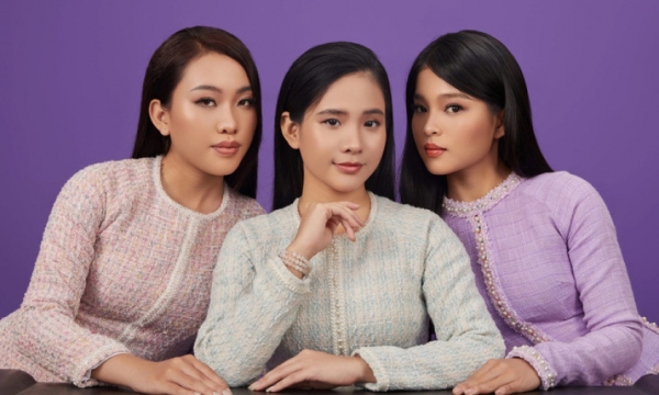 Hoai Linh et Trung Dan interprètent une pièce de théâtre avec les 3 filles du chanteur Phi Nhung