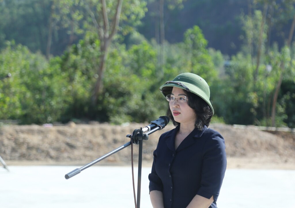 지방당위원회 상임 부서기인 찐티민탄 동지께서 점검 및 격려 회의에서 연설하셨습니다.