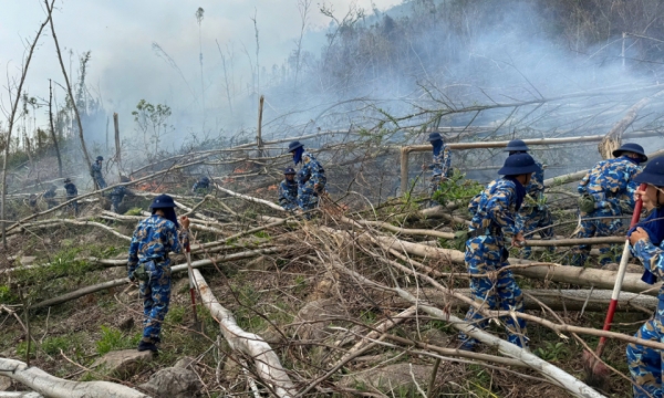 Alerta máxima de incendio forestal