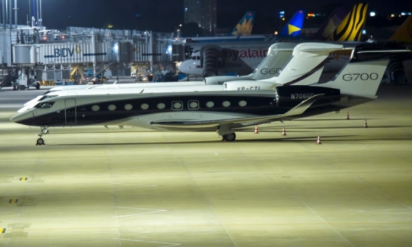 5 Luxusjets mit Milliardären an Bord „landen“ in Da Nang