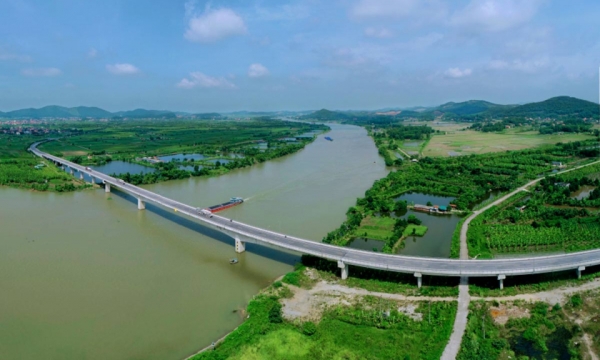 Des rizières à la ville de Dong Trieu aujourd'hui