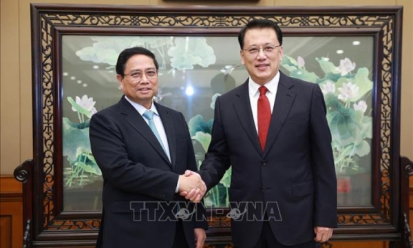 Prime Minister Pham Minh Chinh meets with Chongqing Party Secretary