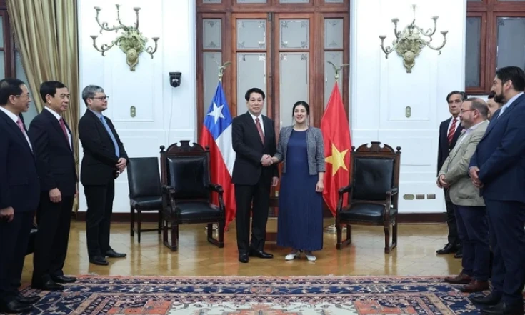 Chile is one of Vietnam's leading important partners in Latin America.