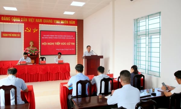 Đại biểu HĐND tỉnh tiếp xúc cử tri TP Móng Cái trước kỳ họp thường lệ cuối năm 2024