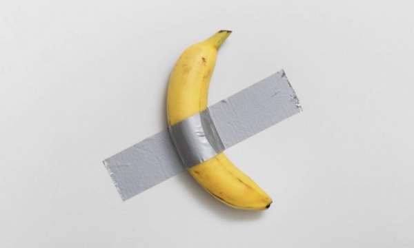 'Banana taped to the wall' reaches over six million USD