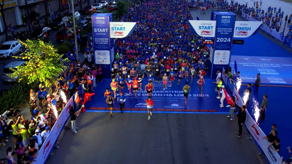 Giải chạy Marathon Quốc tế Di sản Hạ Long (Halong Bay Heritage Marathon) năm 2024 tổ chức vào tháng 11 vừa qua thu hút 13.500 vận động viên trong và ngoài nước.