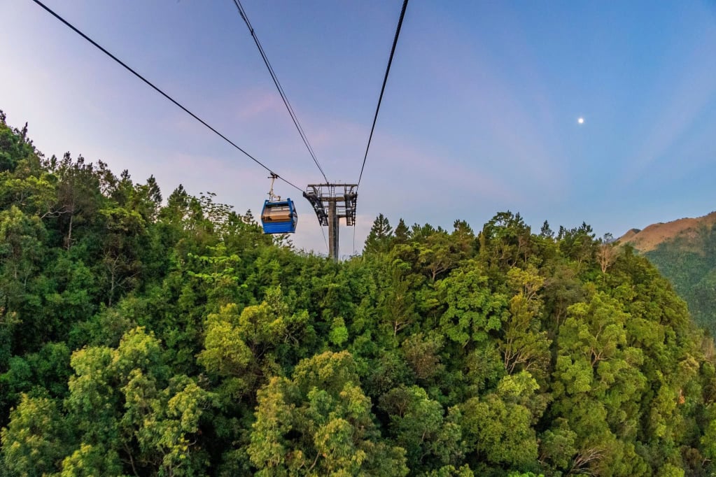 Seilbahn nach Ngoa Van.