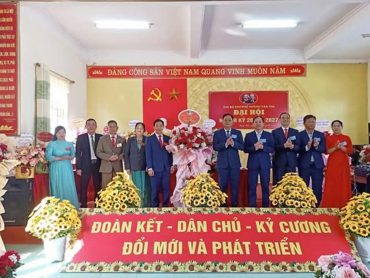 Chi bộ khu phố Hoàng Văn Thụ, thị trấn Đầm Hà