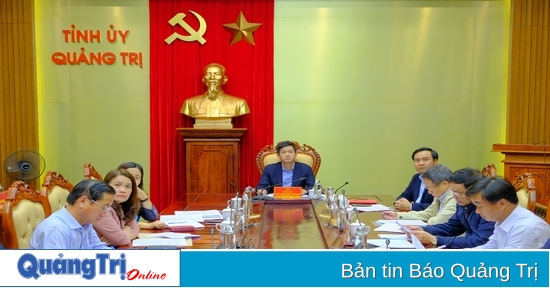 Ban Thường vụ Tỉnh ủy cho ý kiến các nội dung trình kỳ họp thứ 22 , HĐND tỉnh khóa VIII