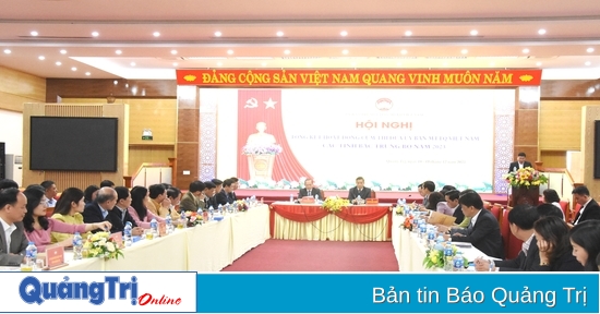 Tổng kết hoạt động Cụm thi đua Ủy ban MTTQ Việt Nam các tỉnh Bắc Trung Bộ năm 2023