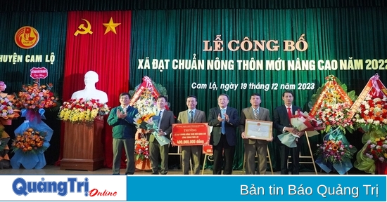 Công bố 4 xã đạt chuẩn nông thôn mới nâng cao