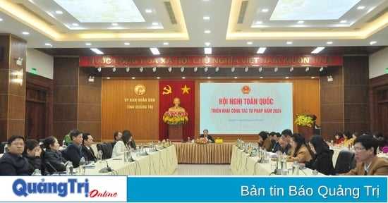 Hội nghị toàn quốc triển khai công tác tư pháp năm 2024