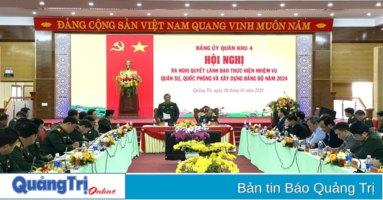 Đảng ủy Quân khu 4 ra nghị quyết lãnh đạo thực hiện nhiệm vụ quân sự, quốc phòng và xây dựng Đảng bộ năm 2024