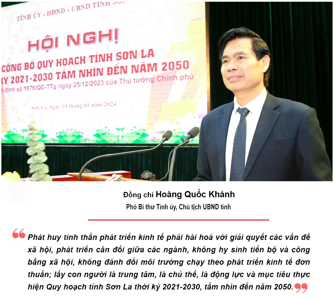 Quy hoạch tỉnh Sơn La thời kỳ 2021 - 2030, tầm nhìn 2050