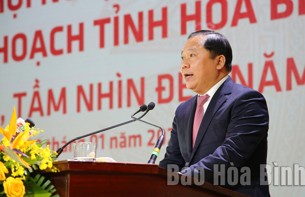 Announcing the Planning of Hoa Binh Province for the period 2021 - 2030, with a vision to 2050