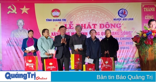 Phát động xây dựng mô hình “Làng quê đáng sống” tại thôn Vinh Quang Thượng, xã Gio Quang, huyện Gio Linh