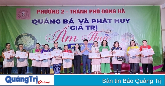 Thúc đẩy phát triển ẩm thực của Phường 2, thành phố Đông Hà