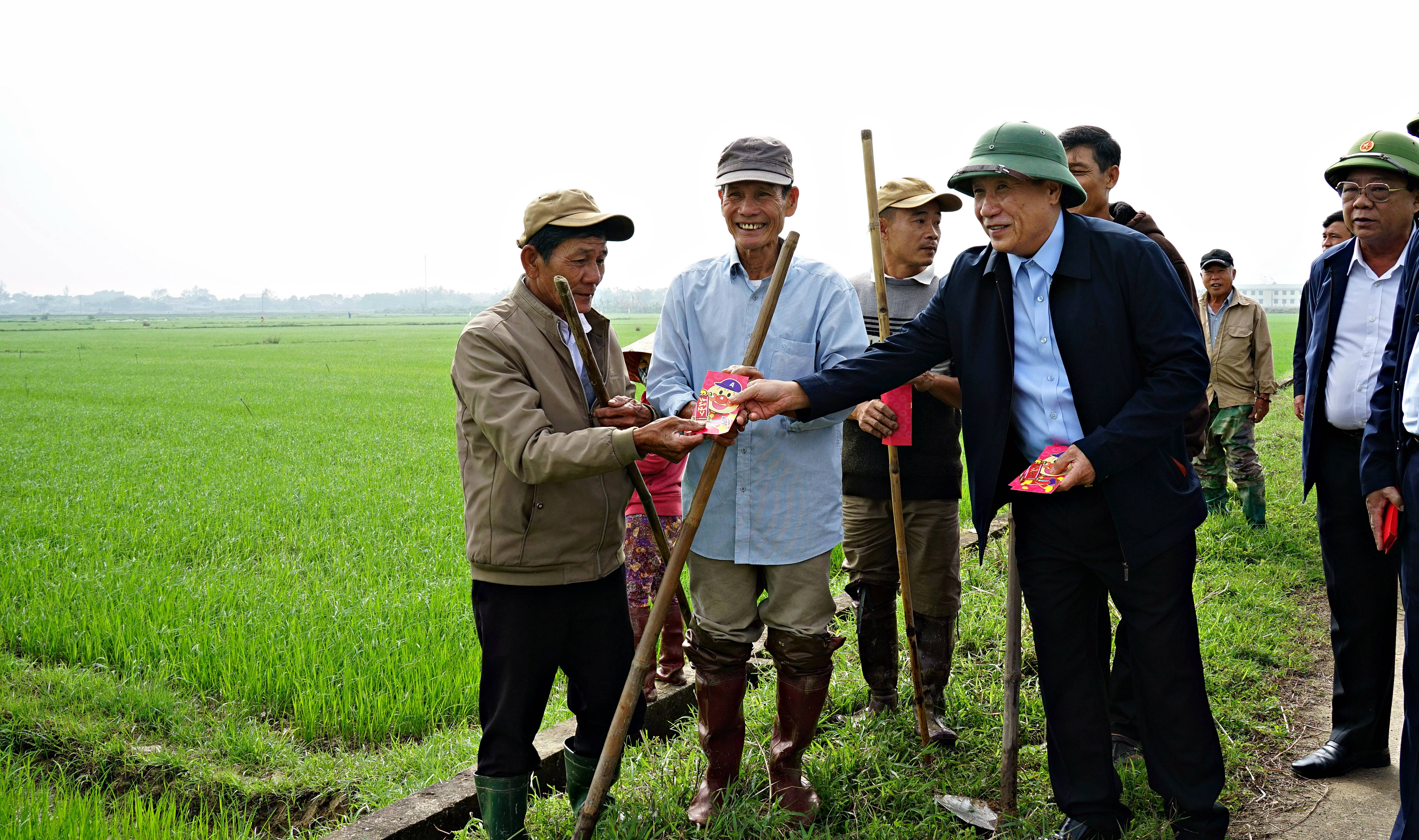 Phó Chủ tịch Thường trực UBND tỉnh Hà Sỹ Đồng kiểm tra tình hình sản xuất nông nghiệp đầu năm