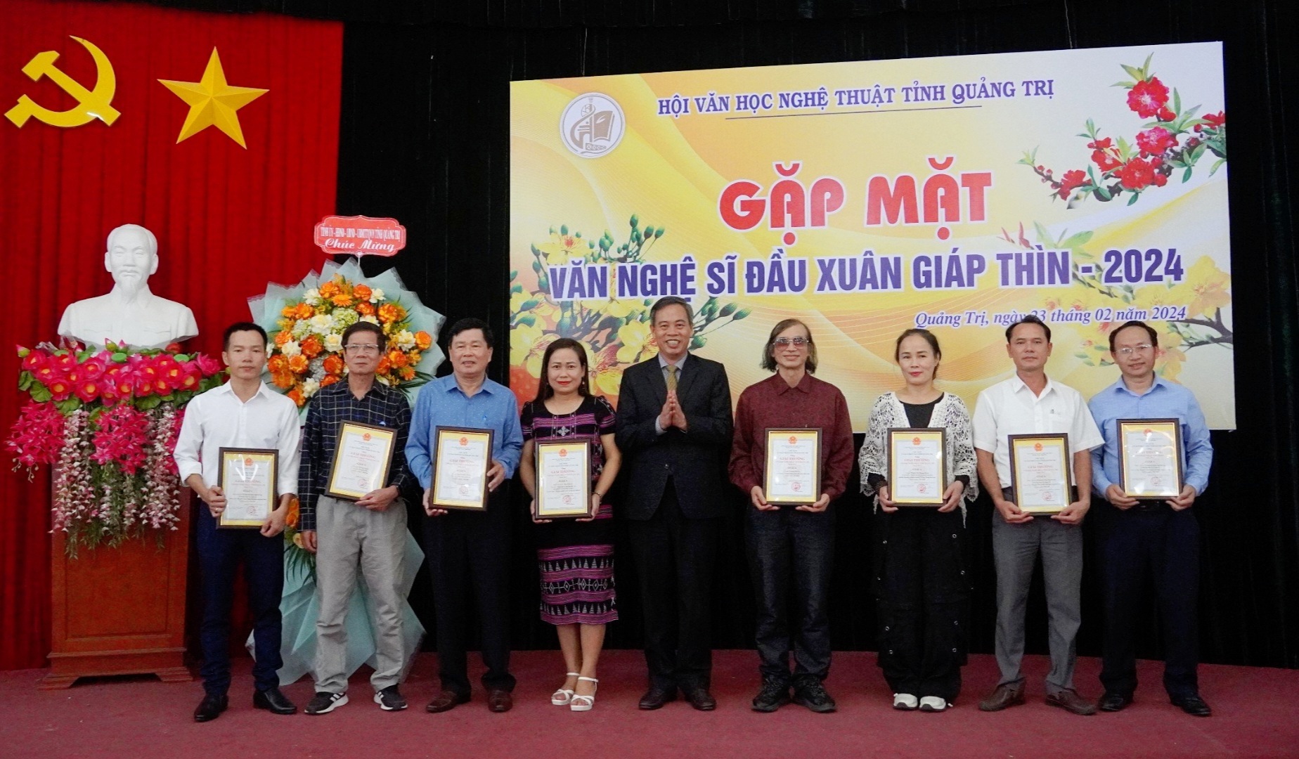 Gặp mặt văn nghệ sĩ đầu xuân Giáp Thìn - 2024