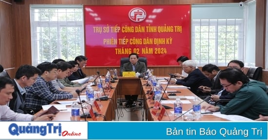 UBND tỉnh tiếp công dân định kỳ tháng 2/2024