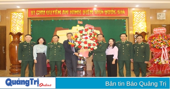 Standing Deputy Secretary of the Provincial Party Committee, Chairman of the Provincial People's Council Nguyen Dang Quang visited and congratulated the Provincial Border Guard.