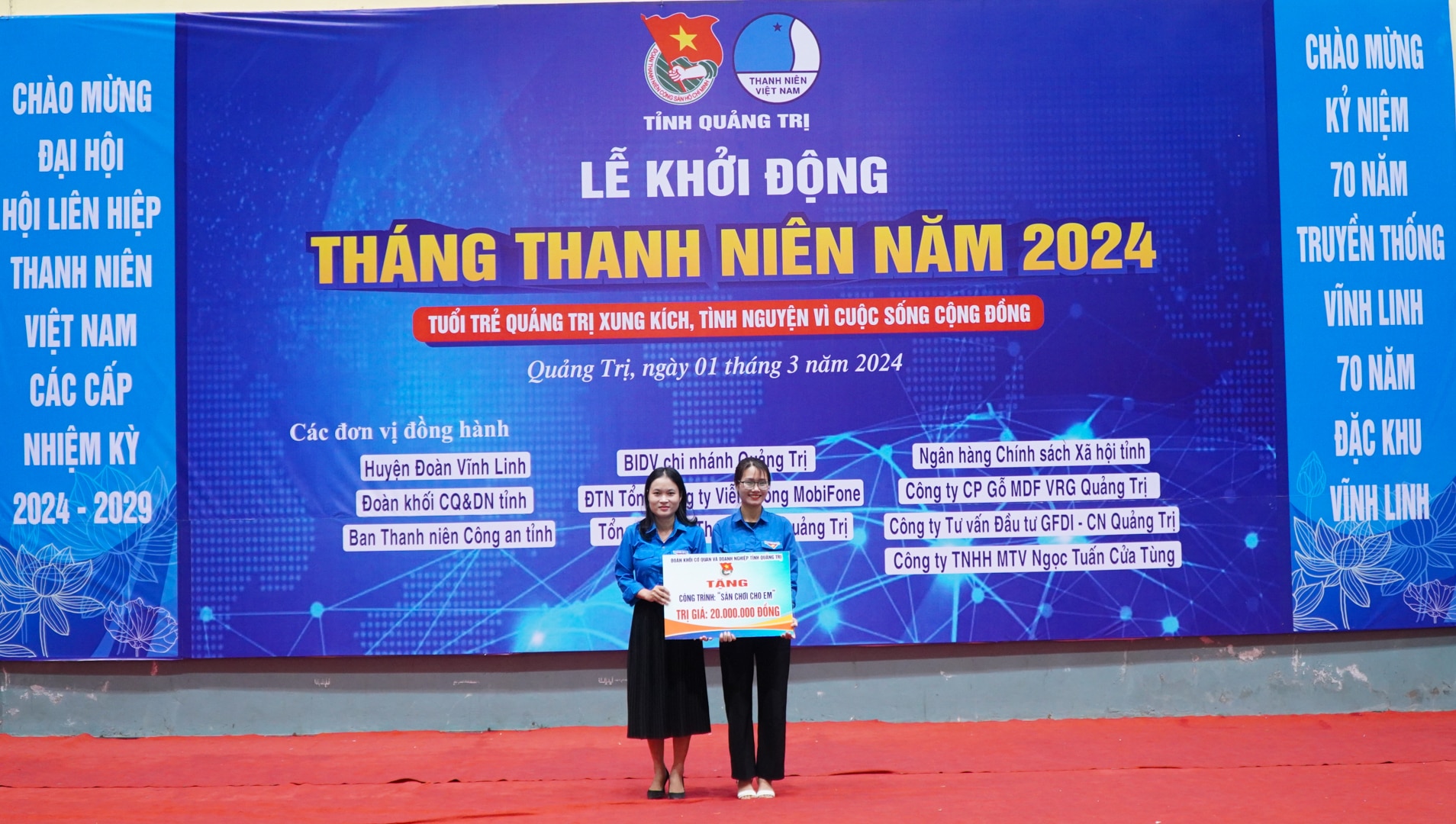 Gần 1 tỉ đồng triển khai các công trình, phần việc tại Lễ khởi động Tháng Thanh niên năm 2024