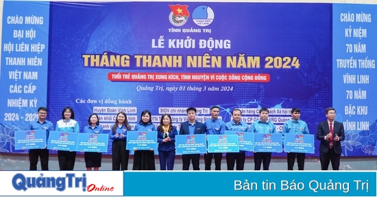 Gần 1 tỉ đồng triển khai các công trình, phần việc tại Lễ khởi động Tháng Thanh niên năm 2024