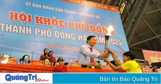 Khai mạc Hội khỏe Phù Đổng TP. Đông Hà năm 2024