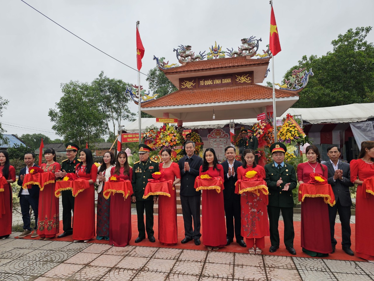 Khánh thành Cụm công trình tri ân liệt sĩ Trung đoàn 6