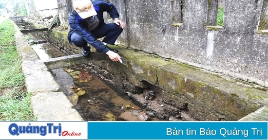 Irrigation canals are degraded, making it difficult for people to produce.