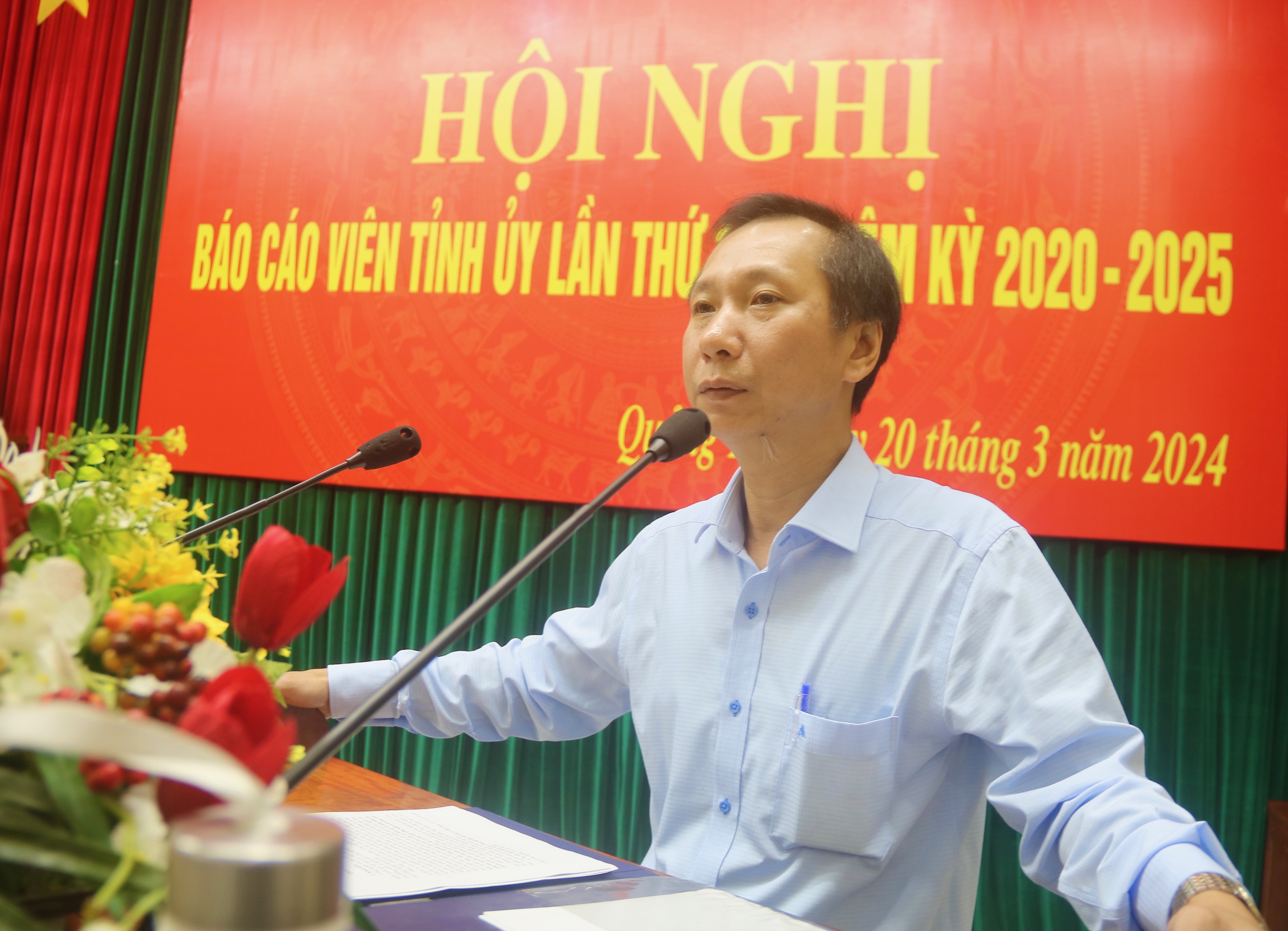 Hội nghị báo cáo viên Tỉnh ủy lần thứ 12, nhiệm kỳ 2020 - 2025