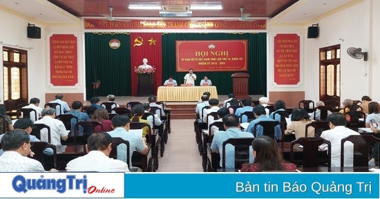 Hội nghị Ủy ban MTTQ Việt Nam tỉnh lần thứ 16, nhiệm kỳ 2019-2024