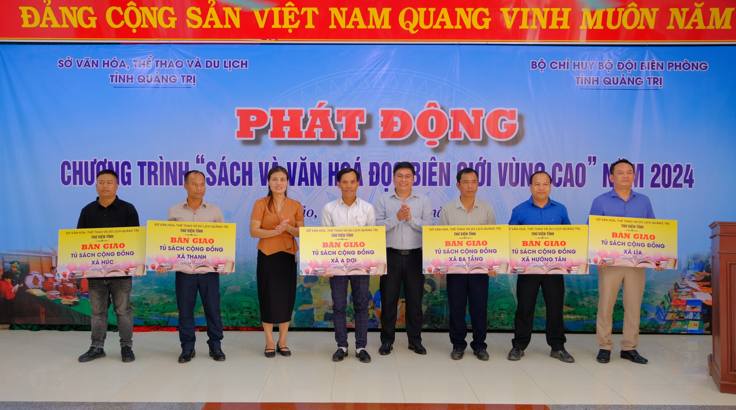 Phát động chương trình Sách và văn hóa đọc biên giới vùng cao năm 2024