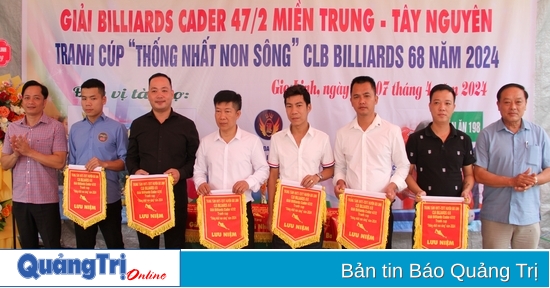 76 cơ thủ tranh tài tại Giải Billiards Cader 47/2 miền Trung-Tây Nguyên “Thống nhất non sông” tranh Cup CLB Billiards 68 năm 2024