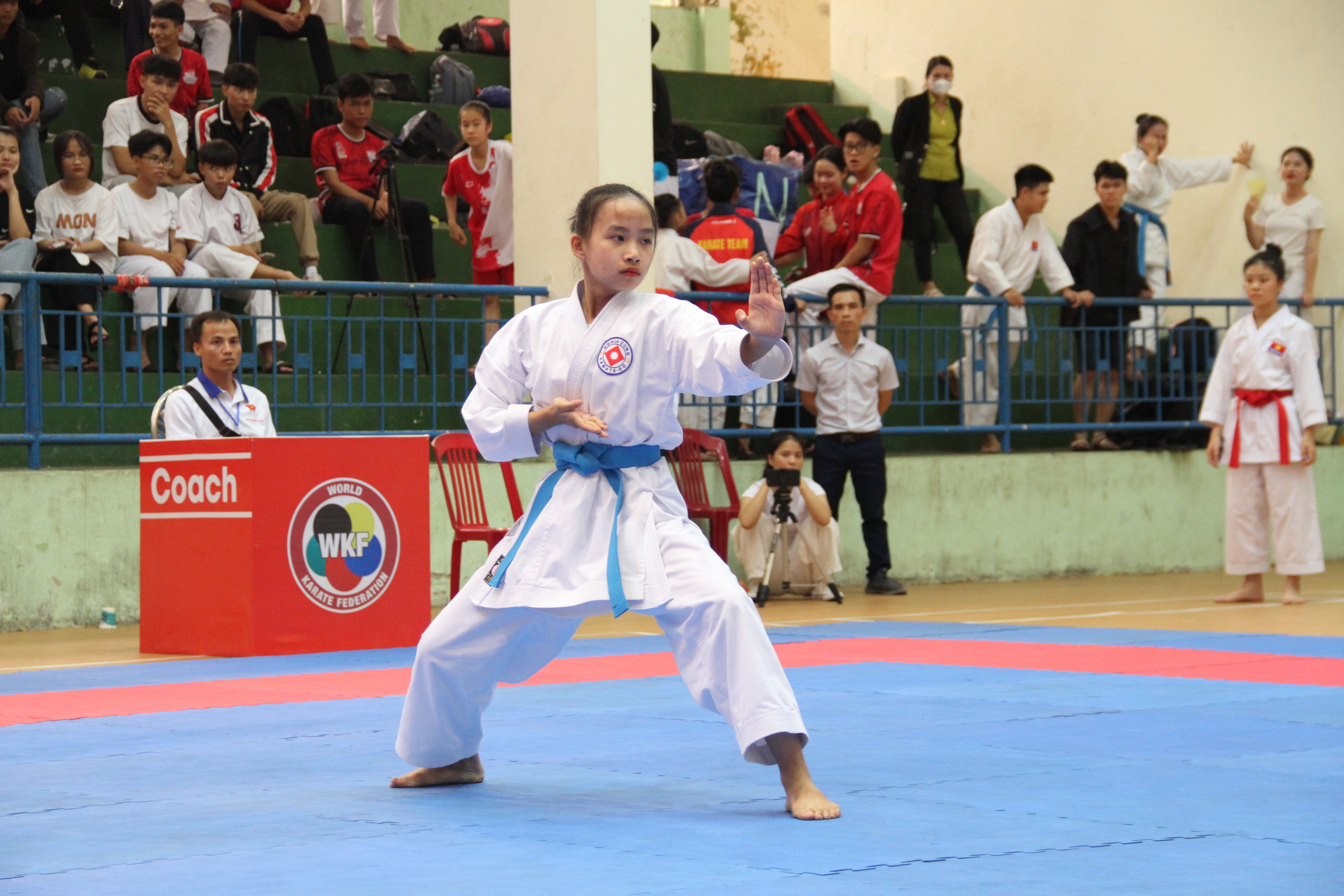 Bộ môn Karate lần đầu tiên được đưa vào thi đấu chính thức tại Hội khỏe Phù Đổng tỉnh