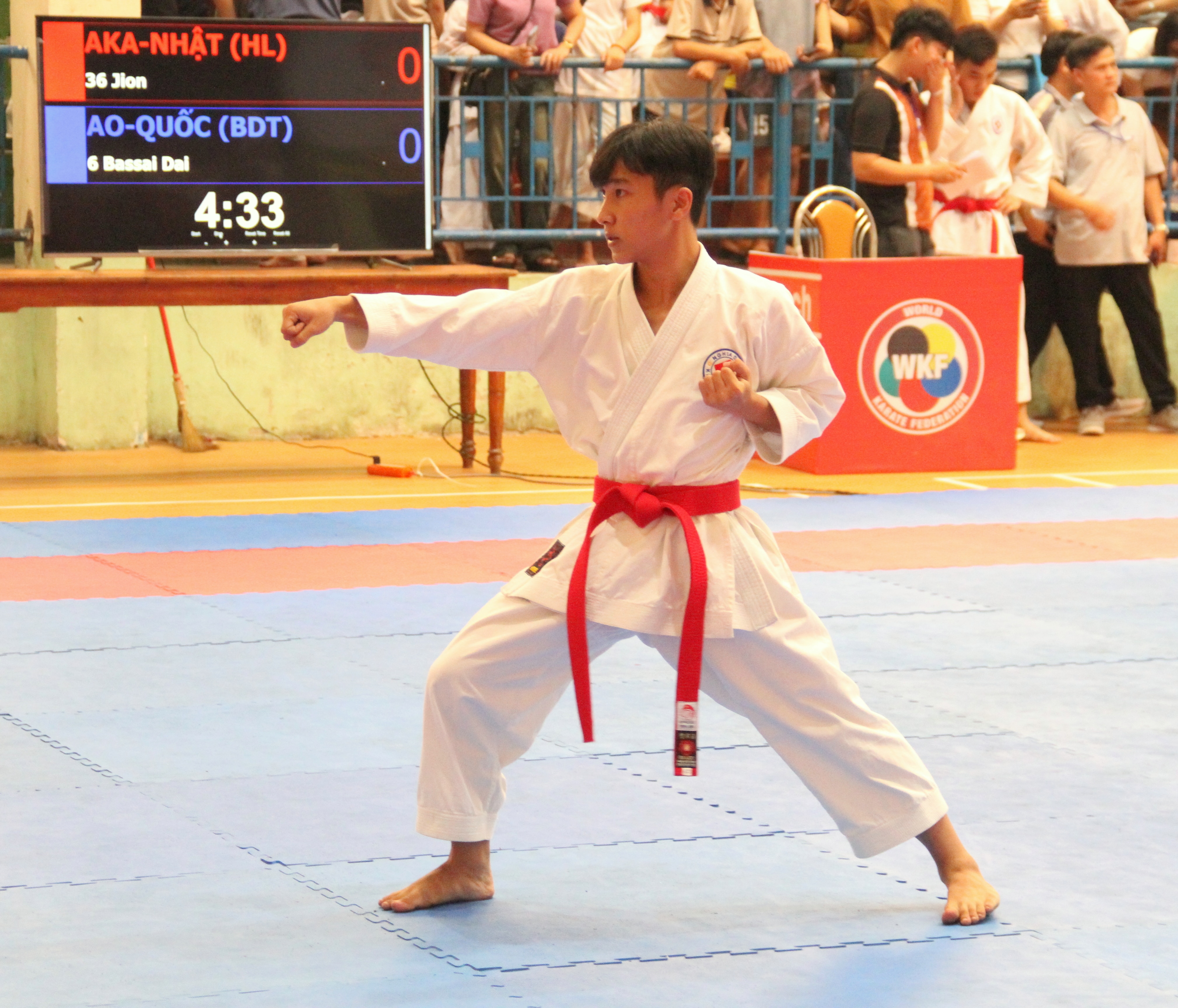 Bộ môn Karate lần đầu tiên được đưa vào thi đấu chính thức tại Hội khỏe Phù Đổng tỉnh