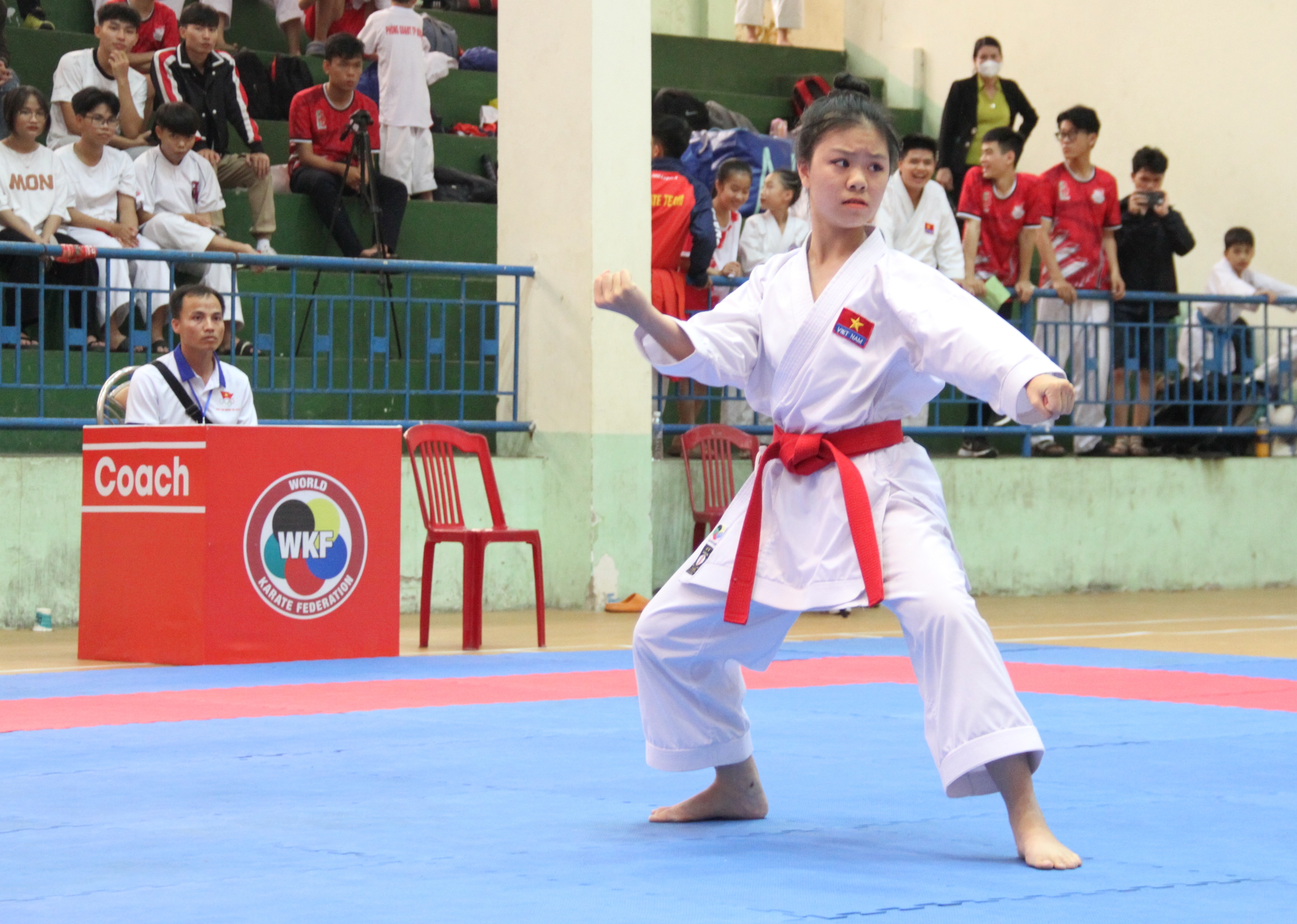 Bộ môn Karate lần đầu tiên được đưa vào thi đấu chính thức tại Hội khỏe Phù Đổng tỉnh